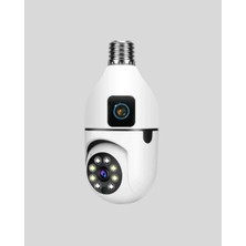MiraLive 1080P Wifi Ampul Kamera Uzaktan Erişimli Hareket Sensörlü Gece Görüşlü