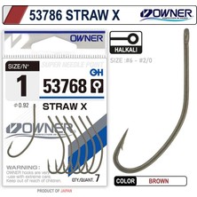 Owner 53768 Straw x Brown Iğne 6