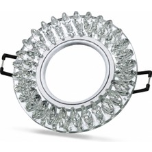 MiraLive 1 Adet Noas YL65 1727 Troya LED Çerçeveli 4000K Kristal Cam Spot GU10 Duy