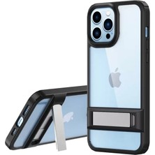 TeknoKapsül Newface Apple Iphone 13 Pro Max Kılıf Rolet Stand Kapak - Siyah