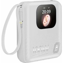 MiraLive Akıllı Powerbank 10.000 Mah 4 Çıkışlı Taşınabilir Dijital Göstergeli