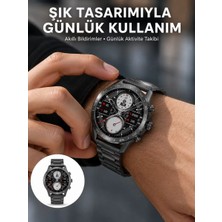Hobilinka Akıllı Saat Çelik Kordon Çağrı Cevaplama Amoled Ekran Titreşimli Uyku ve Sağlık Takibi Yeni