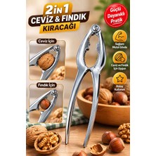 Şirin Home 2’si 1 Arada Metal Ceviz & Fındık Kıracağı