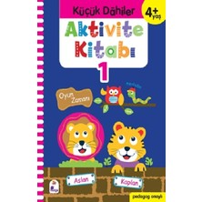 İndigo Kitap Küçük Dahiler Aktivite Kitabı 1 – 4+ Yaş (Pedagog Onaylı )