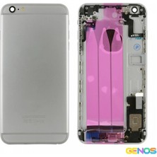 Genos iPhone 6s Plus Uyumlu Dolu Kasa (Gümüş) (SN808497)