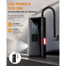 Hobilinka LED Fenerli ve Sos Işıklı Çok Fonksiyonlu Hava Kompresörü Yeni Nesil