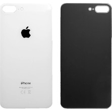 Genos Apple Iphone 8 Plus Uyumlu Arka Kapak Beyaz