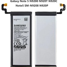 Genos Samsung Galaxy Note 5 Kalitesinde Batarya Pil -SM-N920 Kalitesinde Batarya