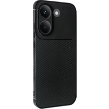 Marsilyan Mey Ithalat®   Poco X8 Pro Auto Focus Karbon Kapak - Siyah
