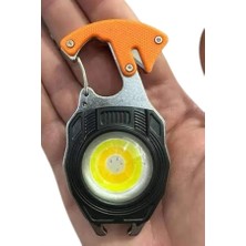MiraLive El Feneri LED Anahtarlık Çok Fonksiyonlu Mini Çakmak Özellikli
