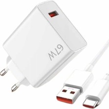 MiraLive 67W Hızlı Şarj Yüksek Voltaj Korumalı Type C Şarj Adaptörü