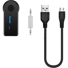 MiraLive Bluetooth Araç Kiti Aux Çıkışlı  Telefon Müzik Alıcı Tüm Cihazlara Uyumlu