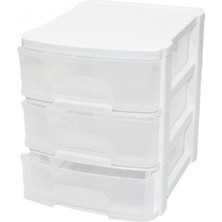 Hace Bazaar Tonton - No:0 Çekmece 3 Katlı 17.5X14.4X16.9CM (K95)