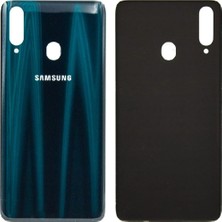 Genos Samsung A207 A20S Uyumlu Arka Kapak Yeşil
