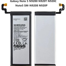 Genos Samsung Galaxy Note 5 A Kalite Pil Batarya SM-N920 A Kalite Batarya SKU129999