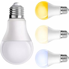 TeknoKapsül Ledx AL-ALL9C3 9 Watt 810 Lümen E27 Duy 3 Renk Seçenekli Akıllı Işık Ampulü