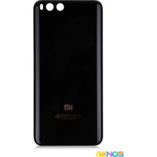 Genos Xiaomi Mi 6 Arka Kapak Batarya Pil Kapağı Cam Siyah