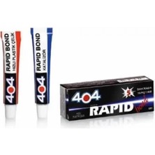 Hace Bazaar 404 Plastik Çelik Rapid Bond Hızlı Yapıştırıcı 16GR - Şeffaf