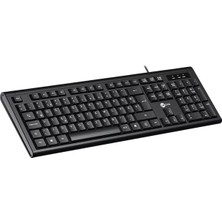 TeknoKapsül Lenovo Lecoo KB101 USB Kablolu Siyah Türkçe F Klavye