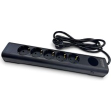 Antenci Eurobox SH-4633 5'li 2metre Kablolu Akım Korumalı Grup Priz