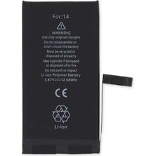 Genos Iphone 14 ile Uyumlu A+ Kalite Pil Batarya
