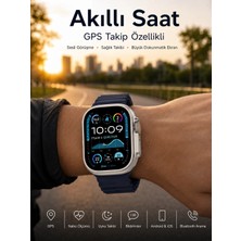 MiraLive Akıllı Saat Nabız Ölçer Uyku Takibi Adımsayar Alarm ve Hatırlatıcı Çağrı Cevaplama Yeni