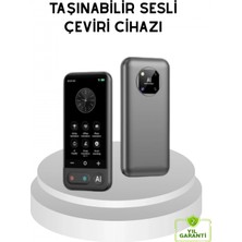 Hace Bazaar Taşınabilir Akıllı Tercüme Cihazı – Gerçek Zamanlı Ses ve Metin Çevirisi