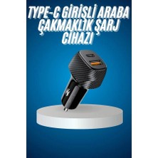 MiraLive Araç Içi Hızlı Şarj Soketi 38W Oto Çakmaklık Type-C Araba Çakmaklık