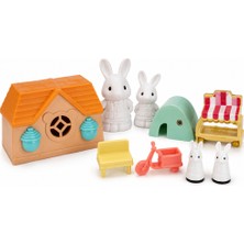 NW NessiWorld ENF-39190 Sevimli Tavşanlar ve Kaydıraklı Evi