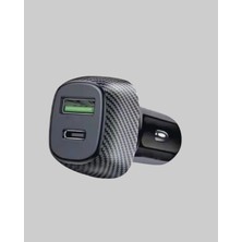 MiraLive 38W Araç Şarj Cihazı Type-C Pd USB Hızlı Şarj Çift Port