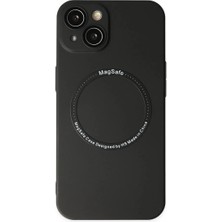 Verto Newface Apple iPhone 14 Plus Kılıf Jack Magneticsafe Lens Silikon - Siyah