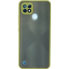 Verto Newface Realme C21 Kılıf Montreal Silikon Kapak - Açık Yeşil