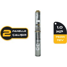 Mexxsun Dc Pompa 1 Hp / 750W / 72V (4DC6-56-72-750)