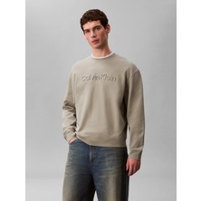 Calvin Klein Erkek Yeşil Calvin Klein Eu Sportswear Graphı, Pez, S Yeşil Erkek Sweatshirt