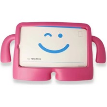 TeknoKapsül Newface Apple Ipad 2022 10.9 (10.nesil) Kılıf Karakter Tablet Silikon - Pembe