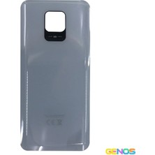 Genos Xiaomi Redmi Note 9s Uyumlu Geniş Kamera Delikli Batarya Kapağı (Beyaz) (SN808005)