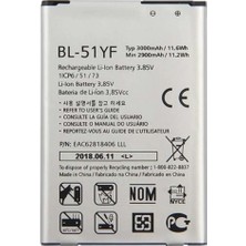 Genos Lg G4 ile Uyumlu A+ Kalite Pil Batarya BL51YF