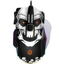 TeknoKapsül Lenovo Lecoo MG1102 8200 Dpı 10 Makro Tuşlu Kablolu Rgb Ledli Gaming Mouse + Mousepad