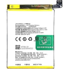 Genos Oppo Reno 4 ile Uyumlu A+ Kalite Pil Batarya BLP791
