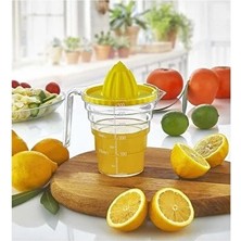 CATEKSSS Ölçülü Narenciye Sıkacağı, Limon Portakal Sıkacağı, 500 ml Plastik