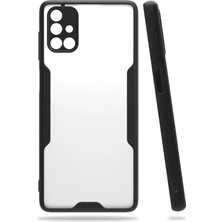 Ankaverse®  Samsung Galaxy M51 Kılıf Platin Silikon - Siyah
