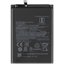 Genos Xiaomi Redmi 10X BN54 ile Uyumlu A+ Kalite Pil Batarya