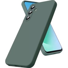 TeknoKapsül Newface Samsung Galaxy A17 5g Nano Içi Kadife Silikon - Koyu Yeşil