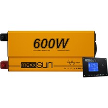Mexxsun Tam Sinüs Ups (Remote Ekran) 12V 600W