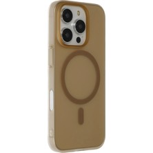 Ankaverse®  iPhone 16 Pro Max Tuna Pc Slim Magsafe Kapak - Çöl Titanyum