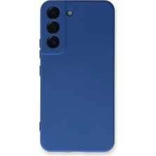 Verto Newface Samsung Galaxy S23 Kılıf Nano Içi Kadife Silikon - Mavi