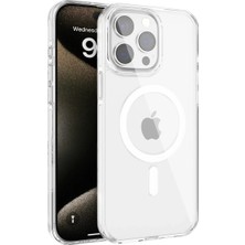 Verto Joko Apple iPhone 15 Pro Gleam Pc Sert Magsafe Kılıf - Şeffaf