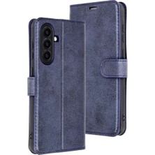 TeknoKapsül Newface Samsung Galaxy A26 Kılıf Trend S Plus Kapaklı Kılıf - Lacivert