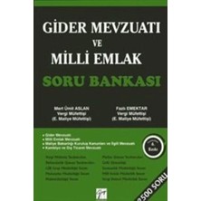 Gazi Kitabevi Gider Mevzuatı ve Milli Emlak Soru Bankası