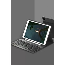 TeknoKapsül Newface Apple Ipad Pro 12.9 (2024) Kılıf KC01 Smart Klavyeli Tablet Kılıfı - Siyah